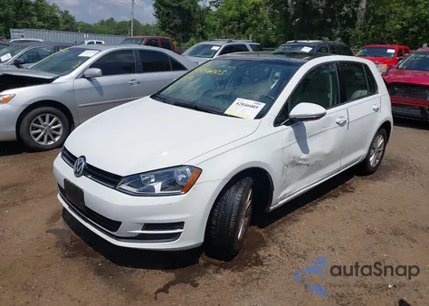 2015 Volkswagen Golf из США, поврежденный, VIN 3VW117AU4FM043366